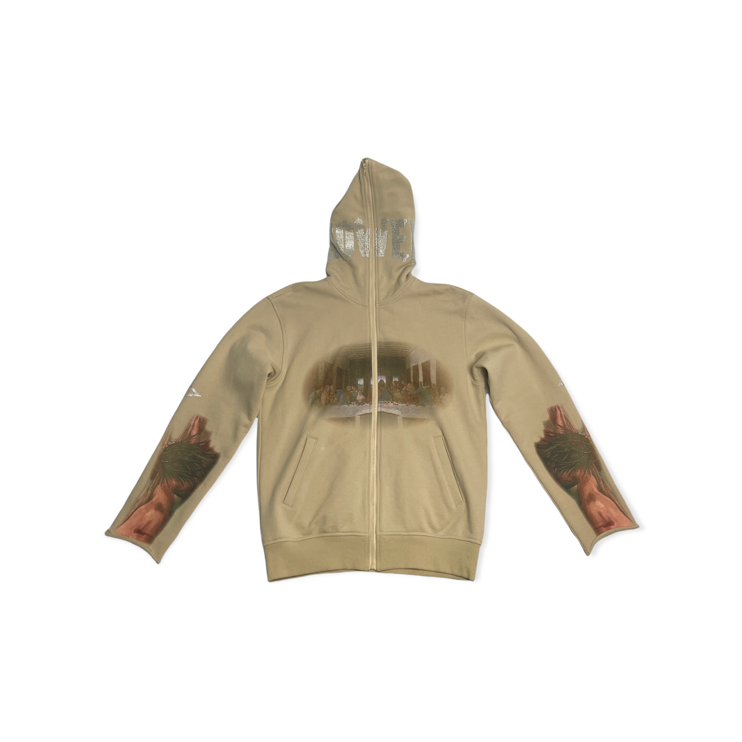 "LAST SUPPER" FULL ZIP UP HOODIE