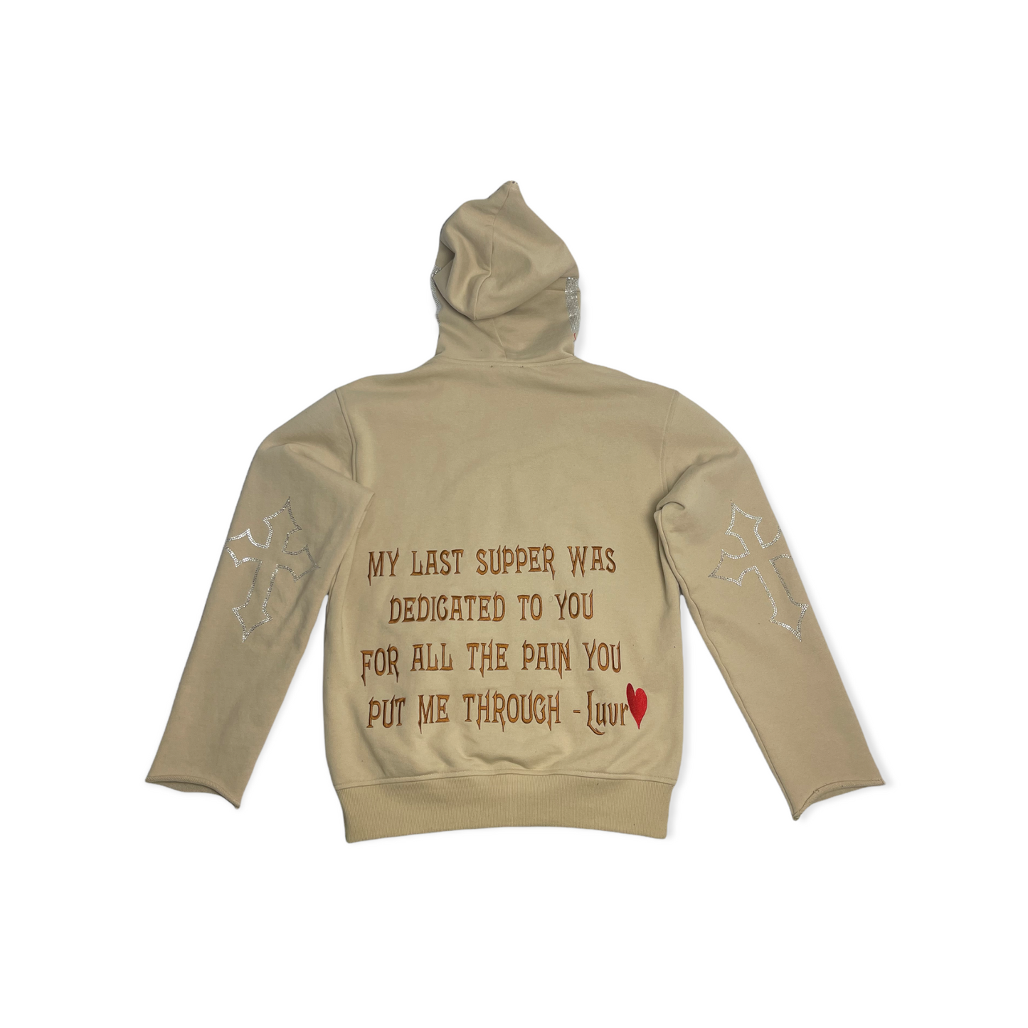"LAST SUPPER" FULL ZIP UP HOODIE